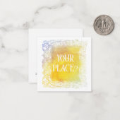 *~* VOTRE PLACE ? Carte de note plat AP63 Relation (Devant/Arrière en situation)