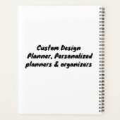 Votre planificateur personnalisé - Conçu par vous (Dos)