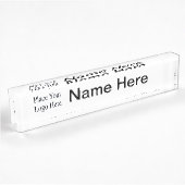 Votre plaque d'identification de logo de société