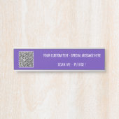 Votre plaque nominative de bureau avec texte perso (Devant)