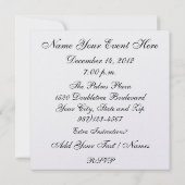 Votre présence est demandée INVITATION (Dos)