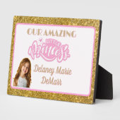 Votre Princesse ! Plaque de table fun photo (Côté)