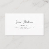 Votre prochain rappel de rendez-vous | Cartes mode (Dos)