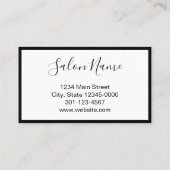 Votre prochain rendez-vous Salon de beauté noir et (Dos)