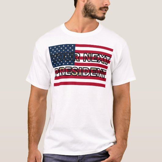 Votre prochain T-shirt homme du Président (Devant)