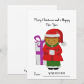 Votre propre carte de Noël (Devant / Derrière)
