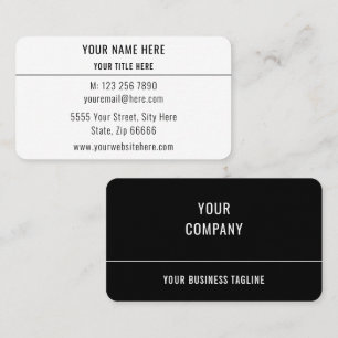 Votre Propre Carte de Visite Personnalisée Choisis