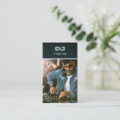 Votre propre Carte de visite photo DJ (Debout devant)