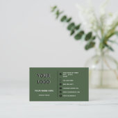 Votre propre Carte de visite promotionnel de conce (Debout devant)