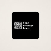 Votre propre code QR téléchargé & Texte Rétro Modi (Devant)