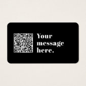 Votre propre code QR téléchargé & Texte Rétro Modi (Devant)