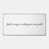 Votre propre Mat de bureau de chemin (Recto)