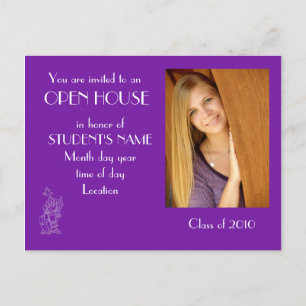 Votre propre photo - Carte postale Open house