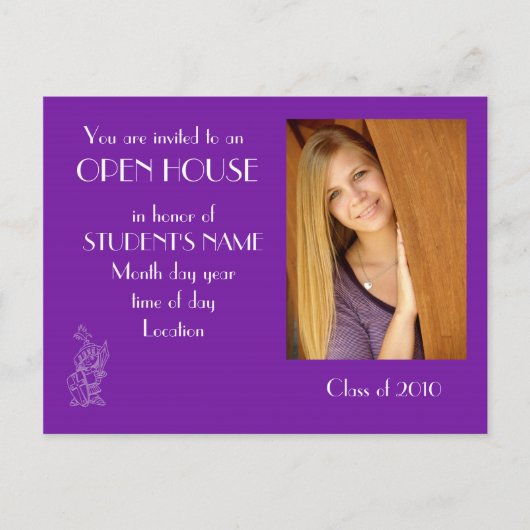 Votre propre photo - Carte postale Open house (Devant)