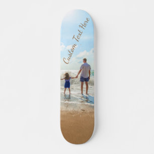 Votre propre Skateboard personnalisé photo et text