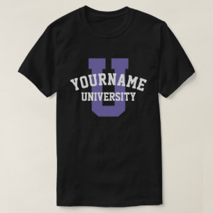 Votre propre T-shirt logo universitaire personnali