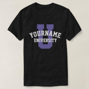 Votre propre T-shirt logo universitaire personnali