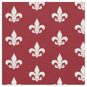 Votre propre tissu couleur, couleur blanche fleur 