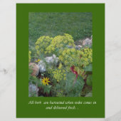 Votre prospectus d'entreprise Herbe (Dos)