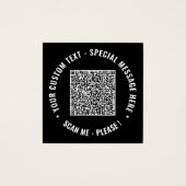 Votre QR Code Info Texte Couleurs personnalisées C (Devant)