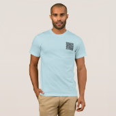Votre QR Code Scan Custom Name Website T-Shirt Cad (Devant entier)