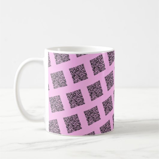 Votre QR Code Scan Info Funny Mug Cadeau Couleur p (Gauche)