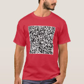 Votre QR Code Scan Info Funny T-Shirt cadeau (Devant)