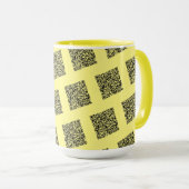 Votre QR Code Scan Info Votre Funky Mug Couleur pe (Devant droit)