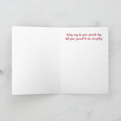 Votre quotidien spécial - carte du jour de mère (Intérieur)