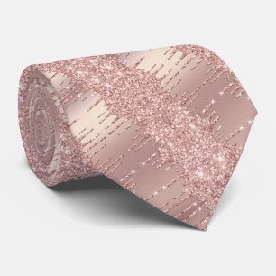 Votre Rose Cravate moderne de Parties scintillant 