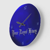 Votre Royal Hiney - Horloge Royale Bleue (Angle)