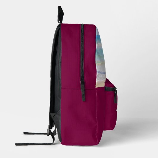 Votre sac à dos photo avec texte et couleurs perso (Gauche)