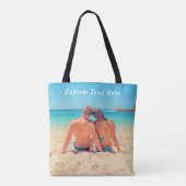 Votre Sac fourre-tout photo préféré avec texte per (Dos)