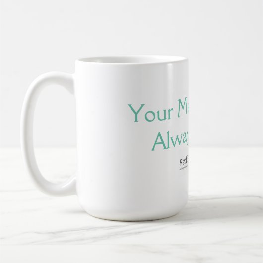 "Votre santé mentale compte" Mug (Gauche)