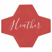Votre script blanc personnalisé en rouge (Plat)