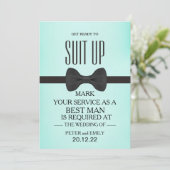 Votre service en tant que témoin Invitation (Debout devant)