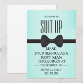 Votre service en tant que témoin Invitation (Devant / Derrière)