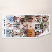 VOTRE serviette de bain de collage de photos (Serviette de bain)