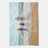 Votre serviette de cuisine photo et texte personna (Vertical)