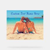 Votre signature acrylique photo préférée avec text (Recto)