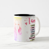 VOTRE SKETCH AVEC VOS PENSÉES SUR Mug (Devant droit)