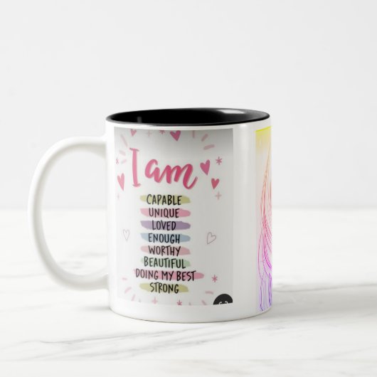 VOTRE SKETCH AVEC VOS PENSÉES SUR Mug (Gauche)
