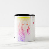 VOTRE SKETCH AVEC VOS PENSÉES SUR Mug (Centre)