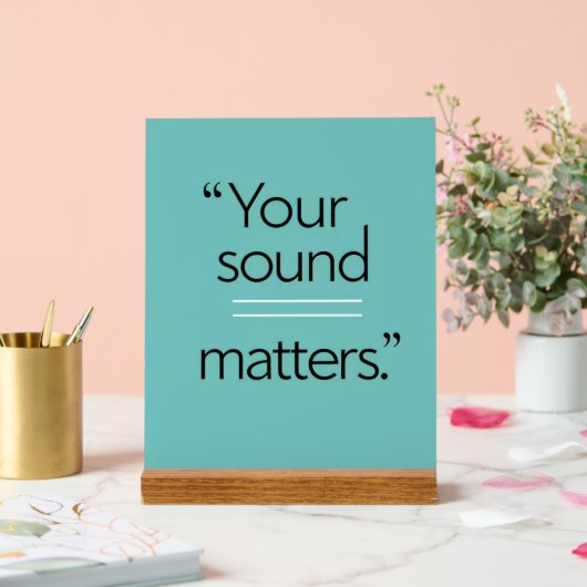 Votre Sound Matters, option 2 (Mariage)