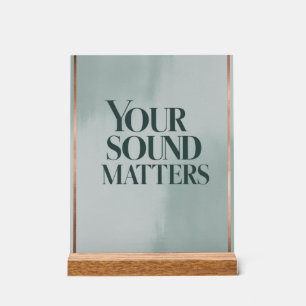Votre Sound Matters, option 3