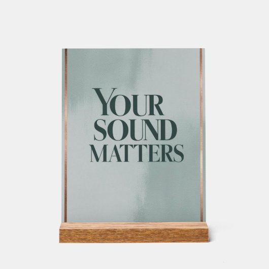 Votre Sound Matters, option 3 (Recto)