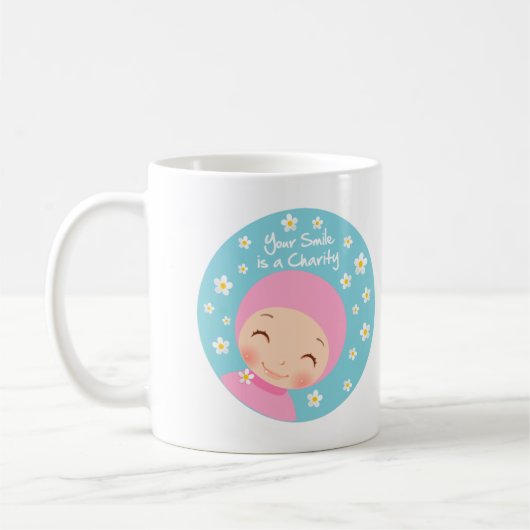 Votre sourire est une tasse de charité (Gauche)