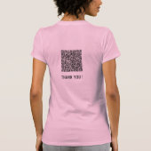 Votre T-Shirt avec Code QR Drôle (Dos)