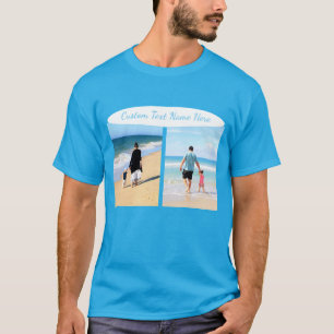 Votre T-shirt Collage photo avec texte personnalis