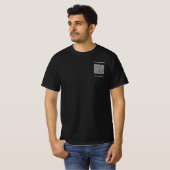 Votre T-Shirt d'affaires avec code QR à scanner et (Devant entier)